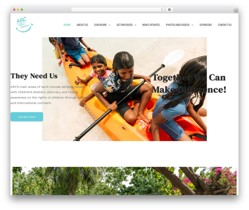 WordPress theme Arc - arc.org.mv