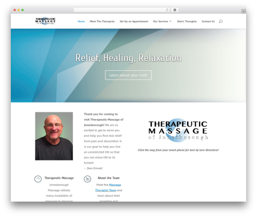 Appointment booking WordPress plugin - jonesboroughmassage.com