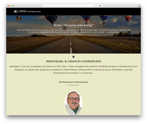 WordPress theme Integral Pro - arisecounseling.services