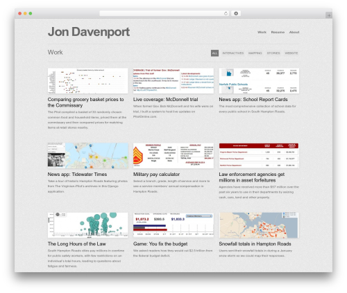 WordPress website theme Workality Lite - jondavenport.com