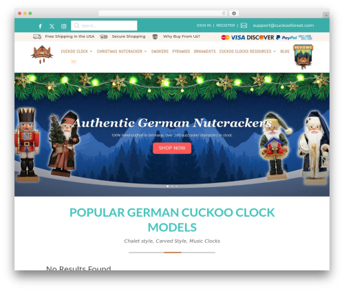 Divi WordPress store theme - cuckooforest.com