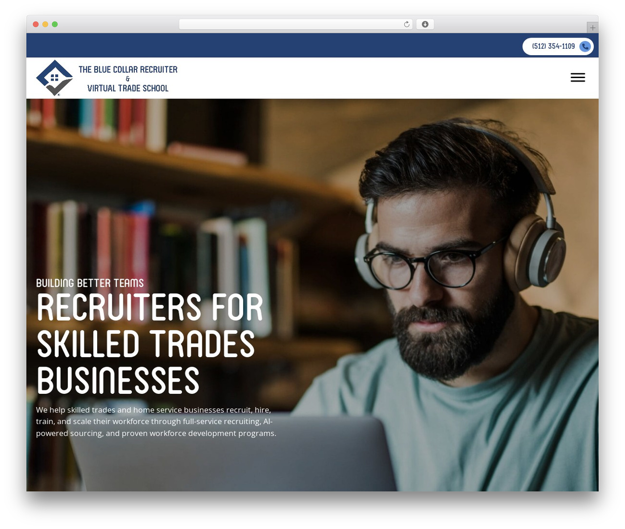 Theme WordPress Beaver Builder Theme - thebluecollarrecruiter.com