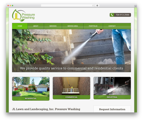 Theme WordPress Triggerfish Responsive - jl-powerwashing.com