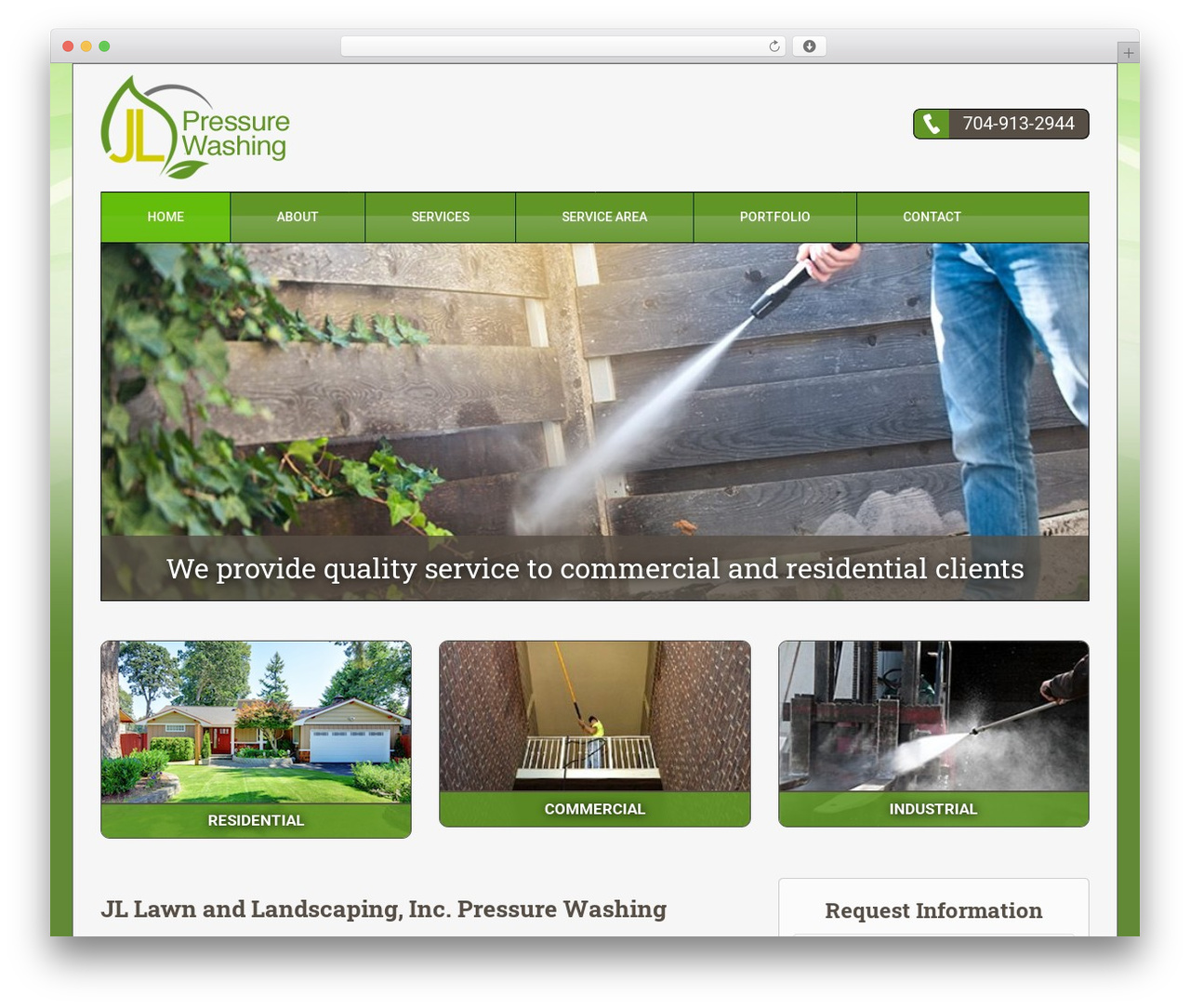 Theme WordPress Triggerfish Responsive - jl-powerwashing.com
