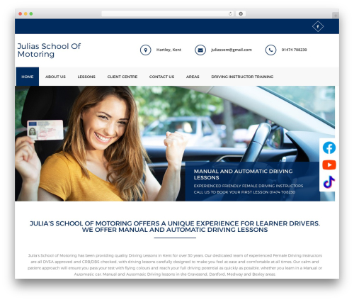 WordPress theme Drivepro - julias-som.co.uk