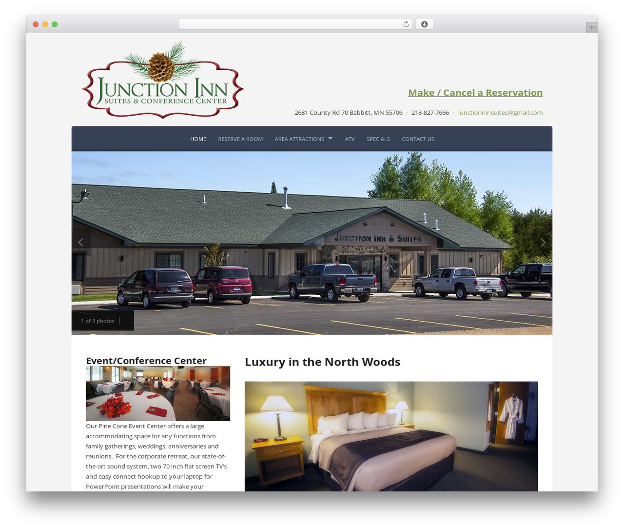 WP theme Leonardo - junctioninnsuites.com