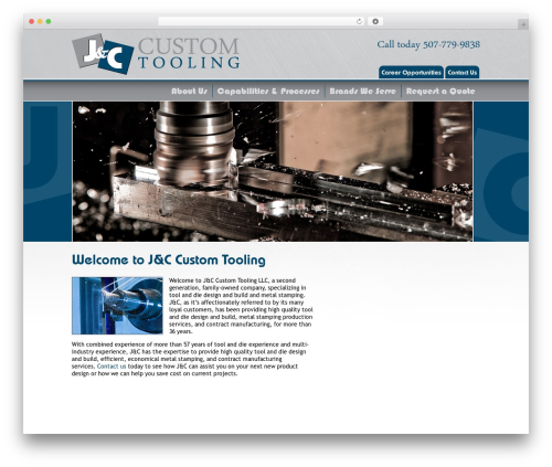 Custom Tooling Theme theme WordPress - jandccustomtooling.com