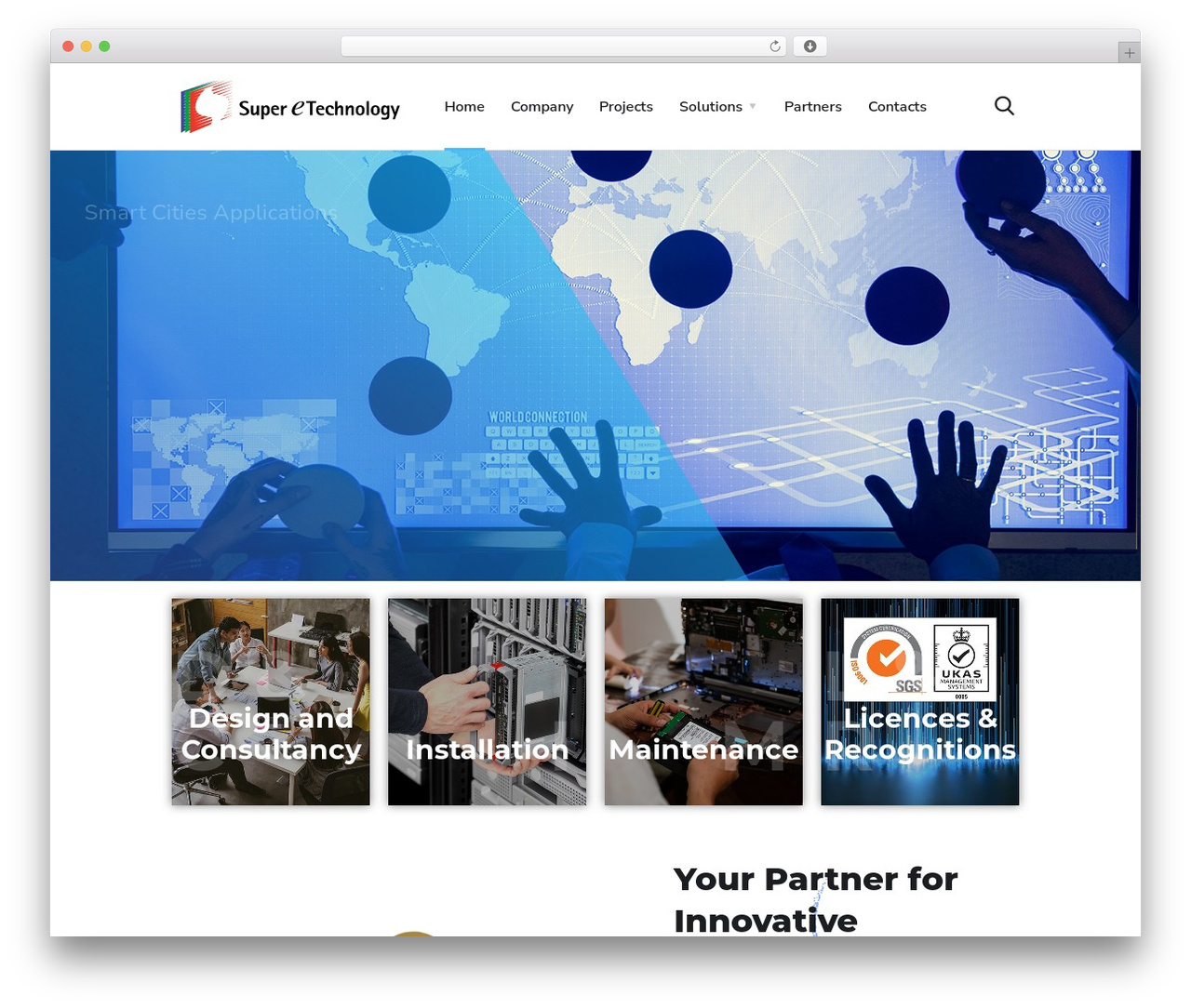 Engitech theme WordPress - superetech.com.hk