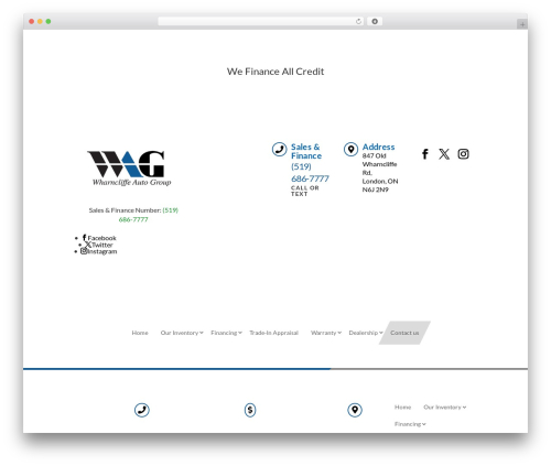 Theme WordPress Divi - wharncliffeautogroup.ca