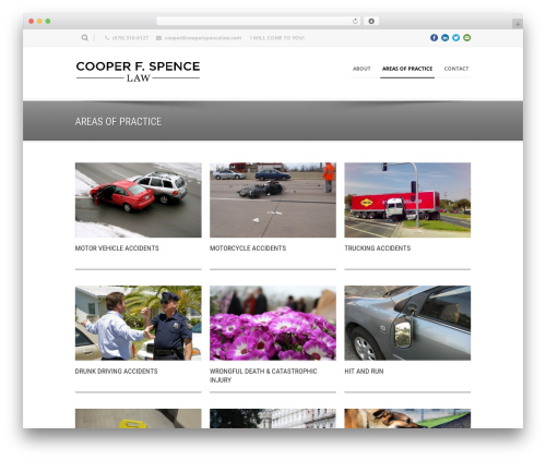 WordPress theme Maxima - cooperspencelaw.com