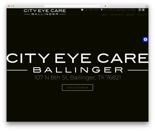 WordPress theme Parent Theme - eyecareballinger.com