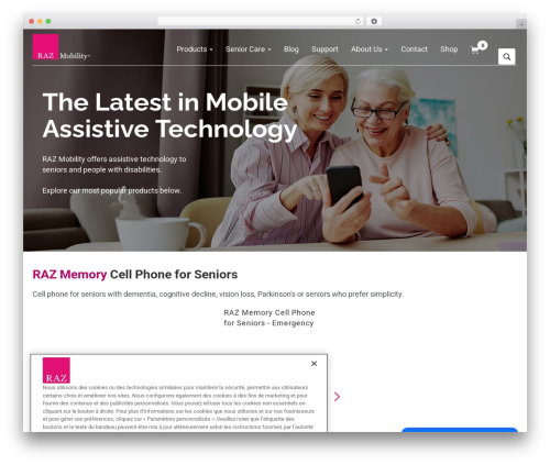 WordPress theme RAZ Mobility - razmobility.com