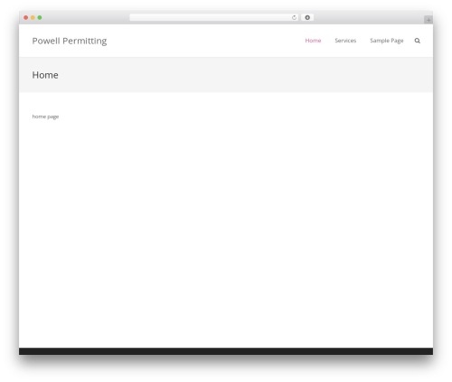WordPress theme Turner - powell-permitting.com