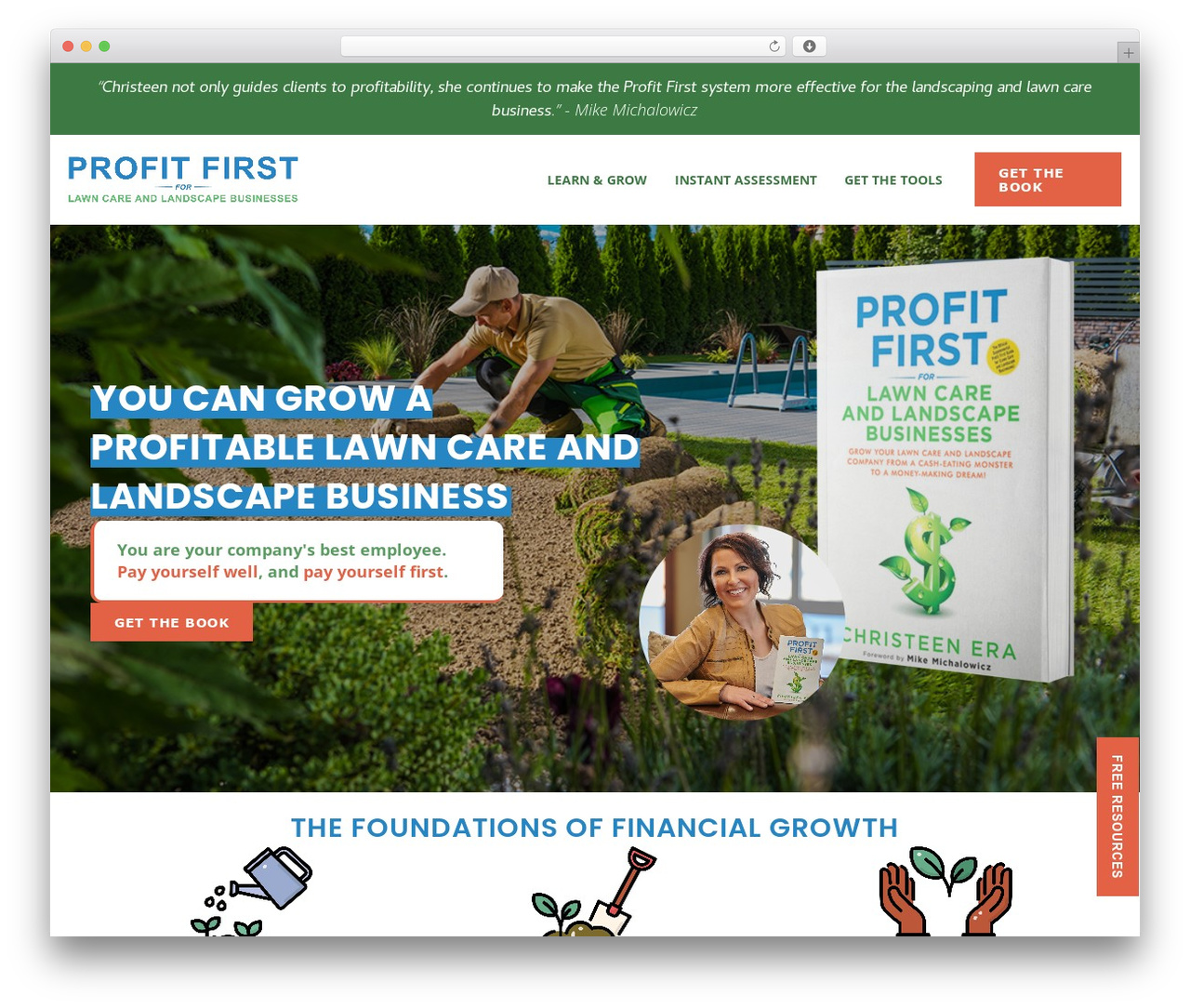 Beaver Builder Theme landscaping WordPress theme - profitfirstforlawncareandlandscape.com