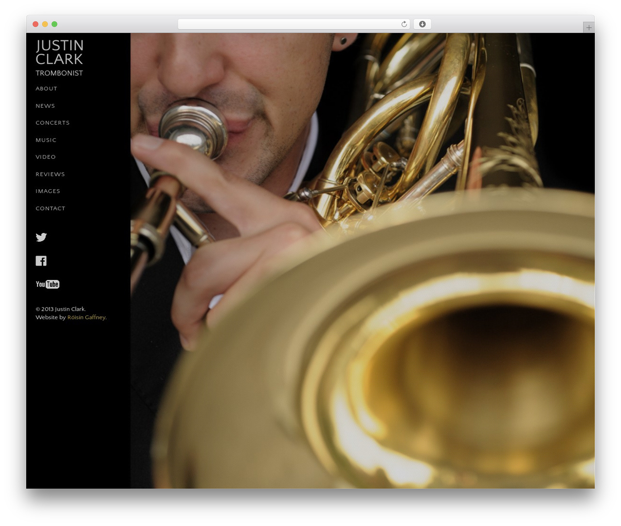 BigFormat WordPress theme - justinthattromboneguy.com