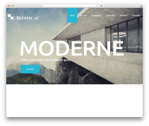 Cherry parallax WordPress plugin - betotec.no