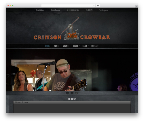 Dark N Gritty Evolved WordPress theme - crimsoncrowbar.com Dark N Gritty Evolved WordPress theme - crimsoncrowbar.com