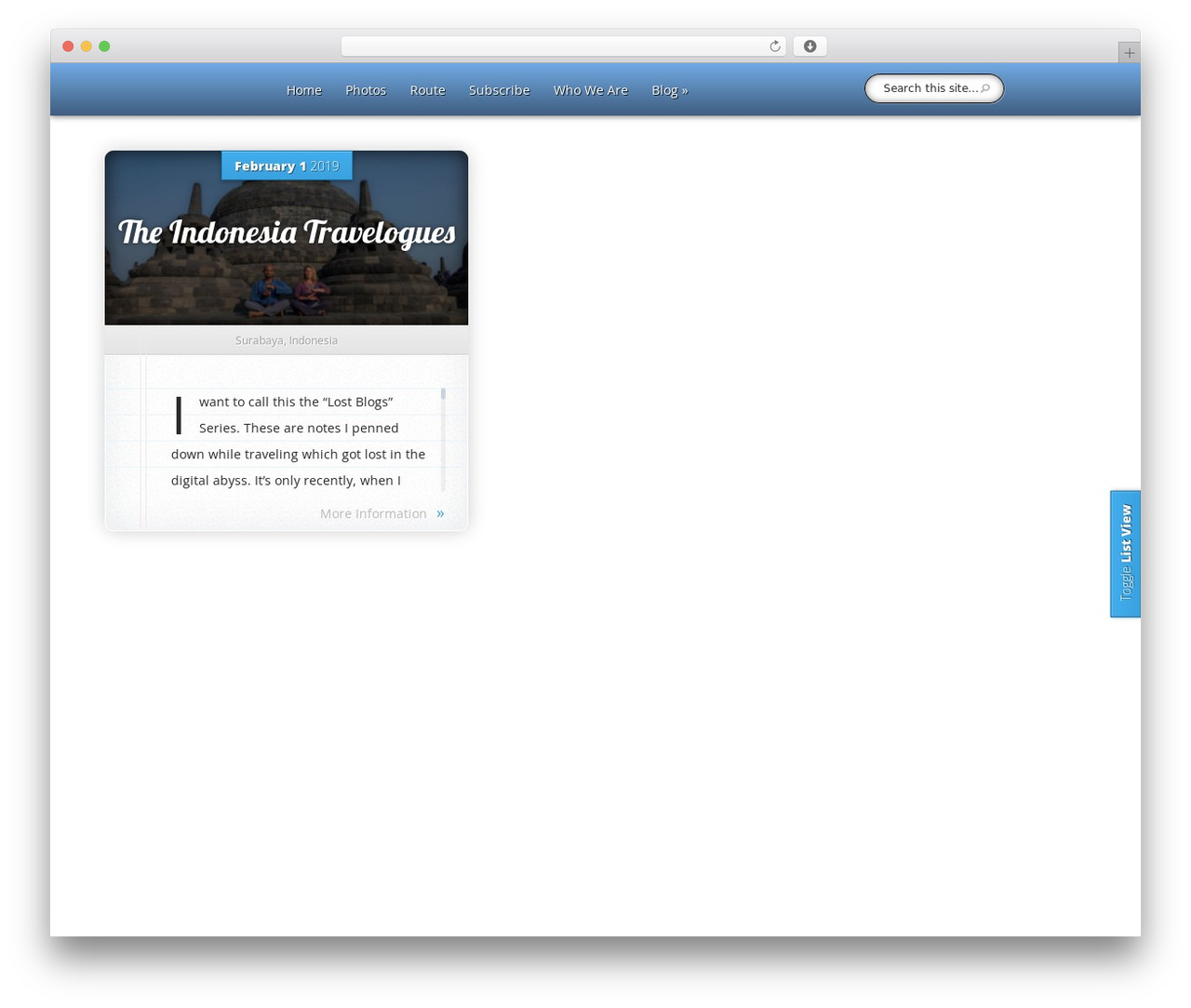Explorable WordPress theme - joviality.us Explorable WordPress theme - joviality.us