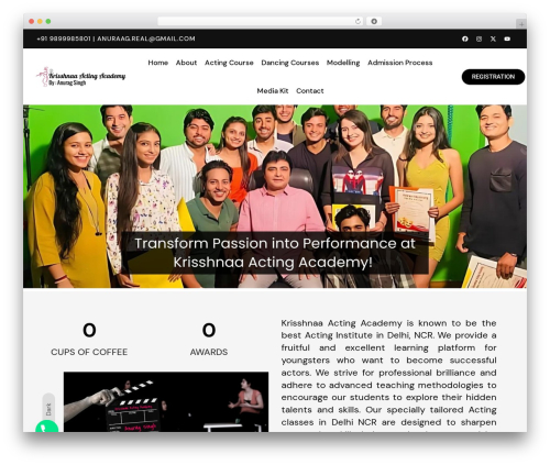 Frames theme WordPress - krisshnaaactingacademy.com