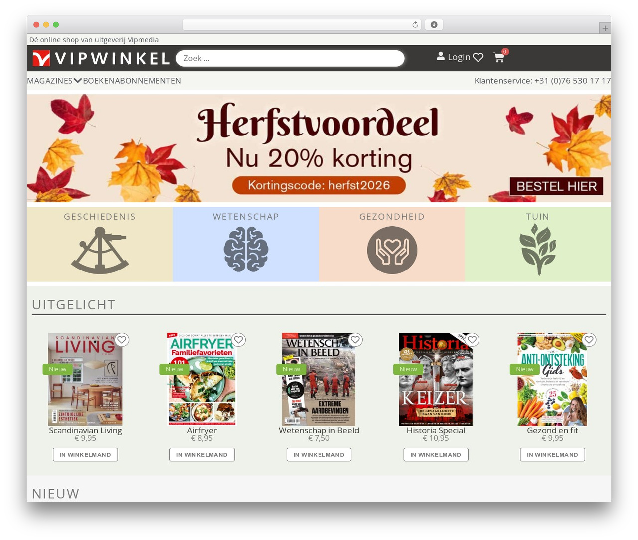 Hello Elementor theme WordPress - vipwinkel.nl