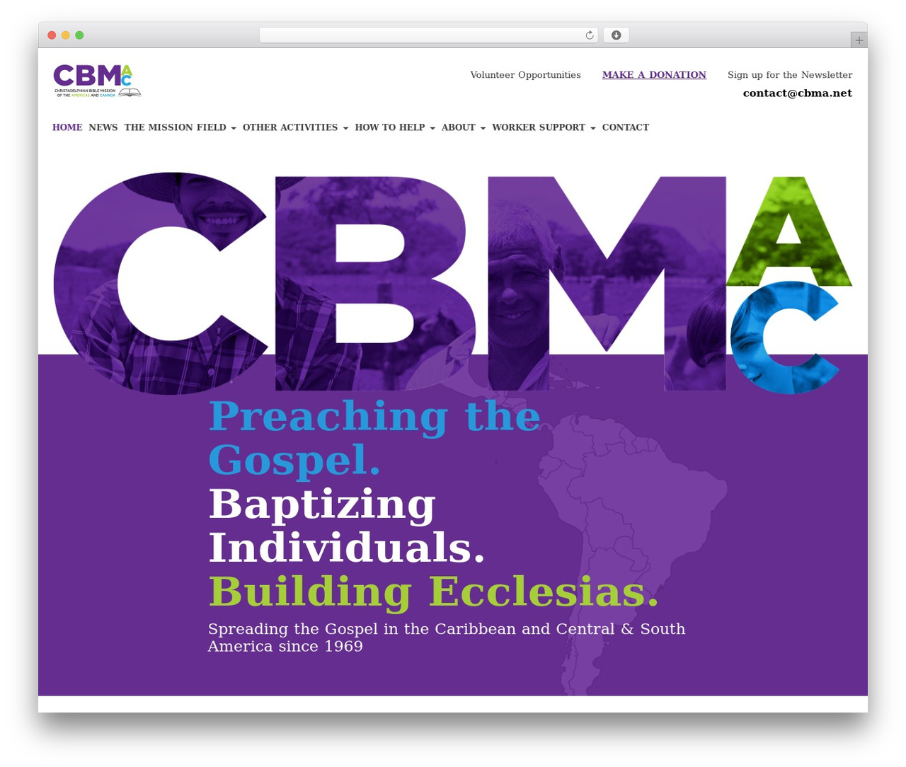 Theme WordPress CBMAC - cbma.net