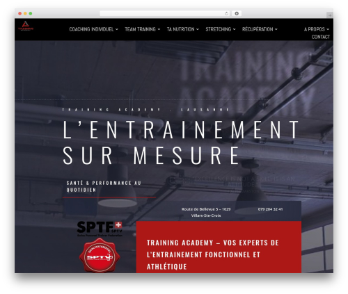 WordPress theme Divi - training-academy.ch