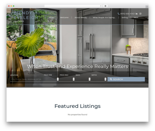 WordPress theme IXACT Framework - wendyinrealestate.com