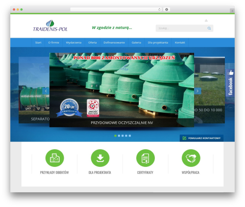 WordPress theme Traidenis - traidenis-pol.com.pl