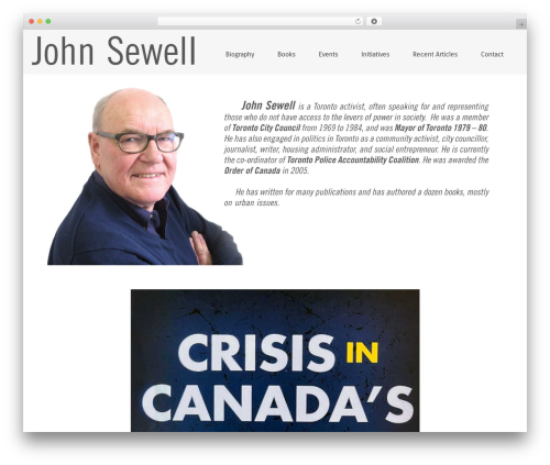 WP theme Cafe Elements - johnsewell.ca