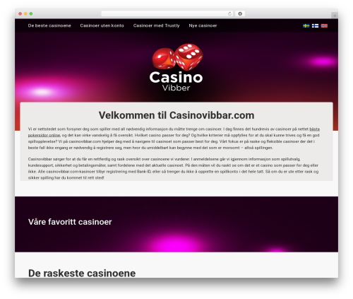 ADM theme premium WordPress theme - casinovibber.com