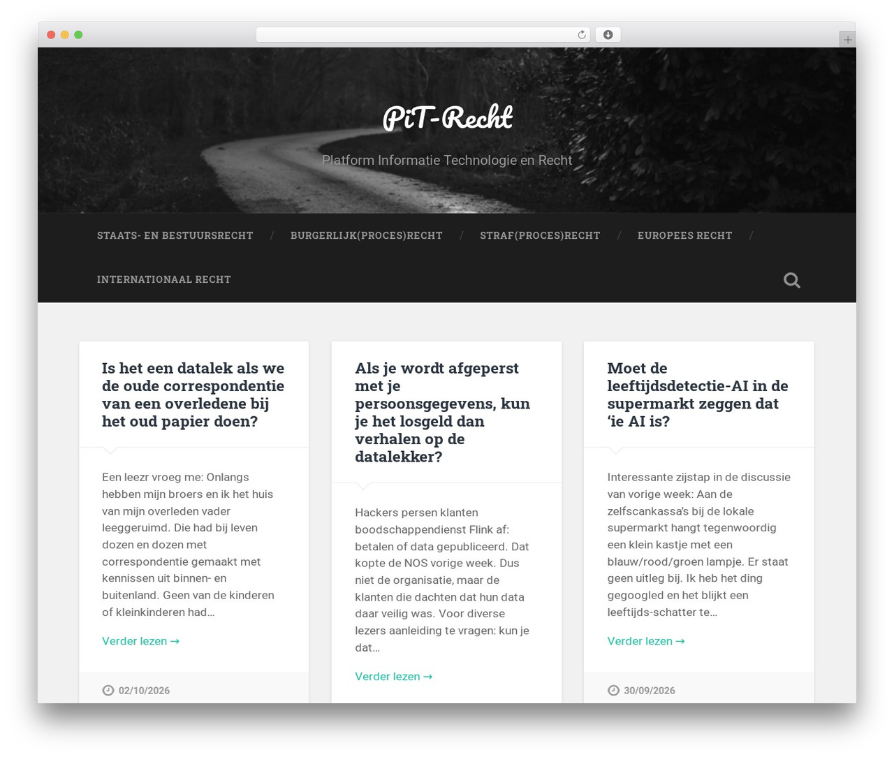 Baskerville WordPress theme - pit-recht.nl