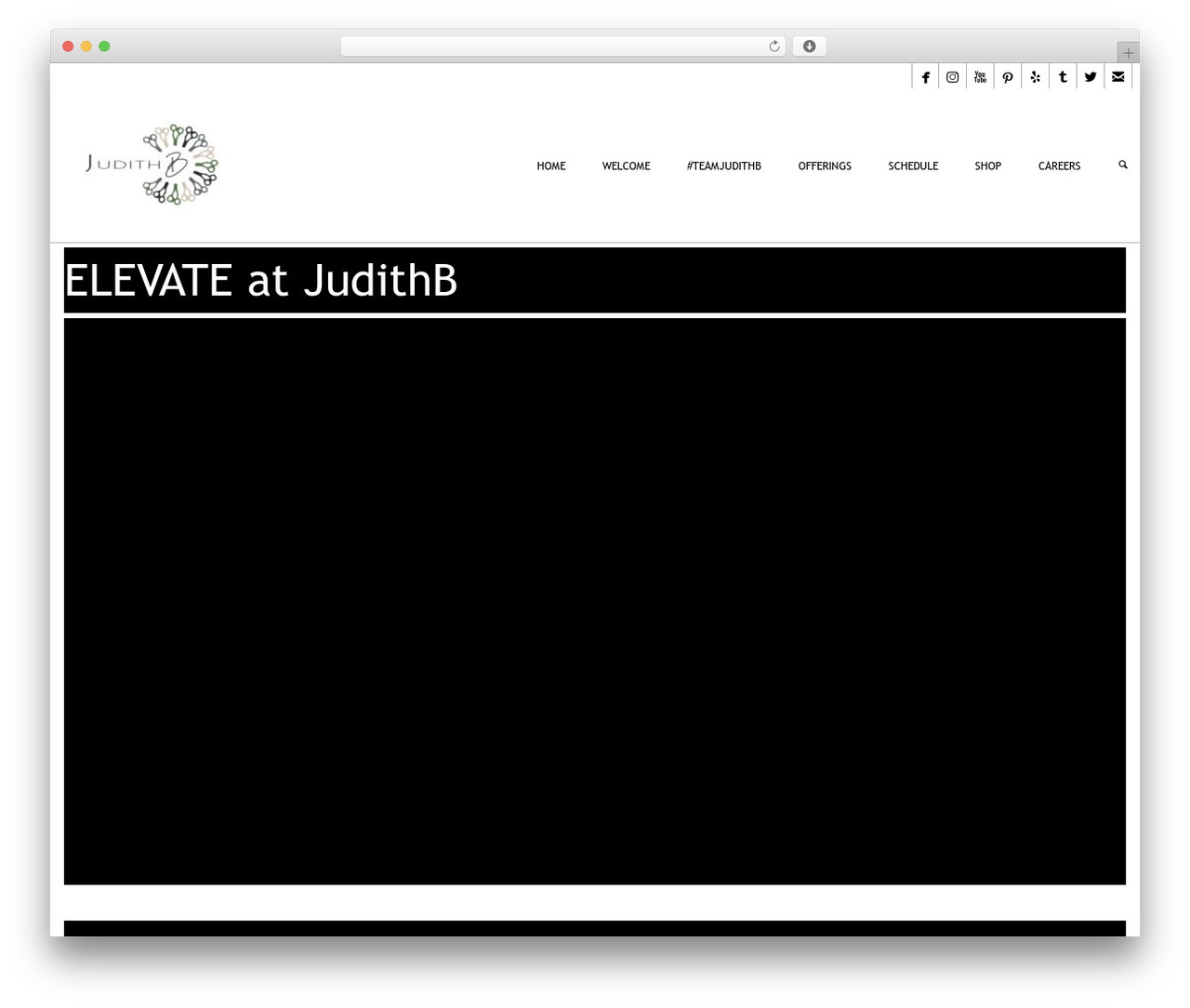 Coiffeur WordPress theme - judithb.net