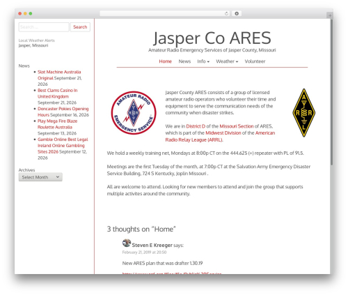 Decode free WordPress theme - jasperares.org
