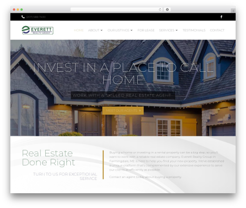 Divi theme WordPress - 207realestate.com