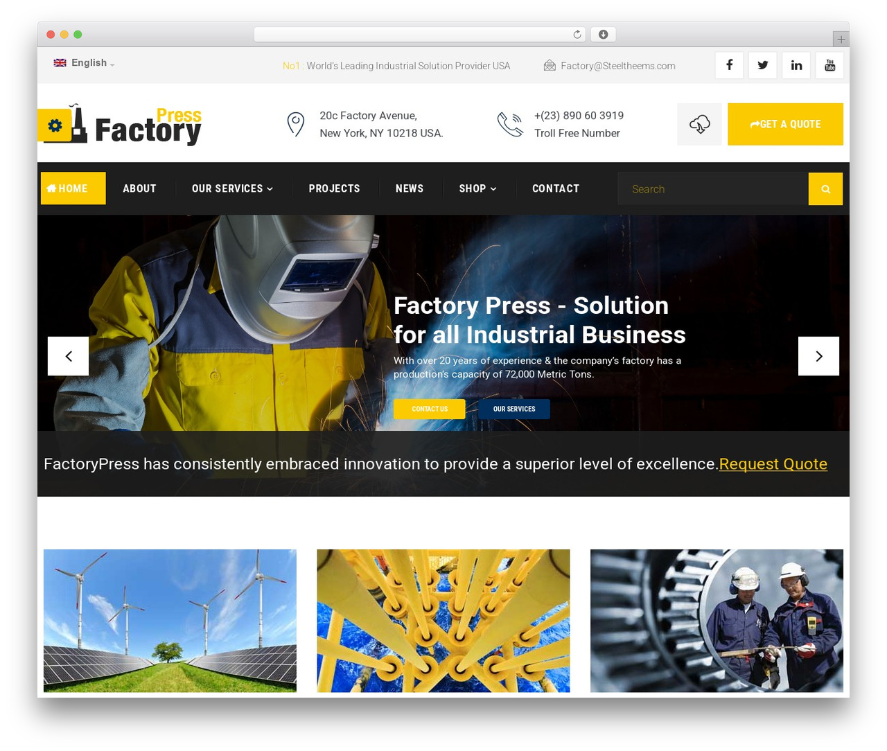 Factorypress WordPress theme - wp1.themexlab.com/factorypress Factorypress WordPress theme - wp1.themexlab.com/factorypress