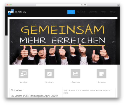 Genesis WordPress theme - pos-training.de