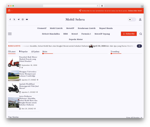 Theme WordPress Blogsy - mobilselera.com Theme WordPress Blogsy - mobilselera.com