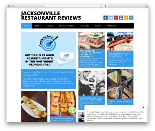 Theme WordPress jrr - jaxrestaurantreviews.com
