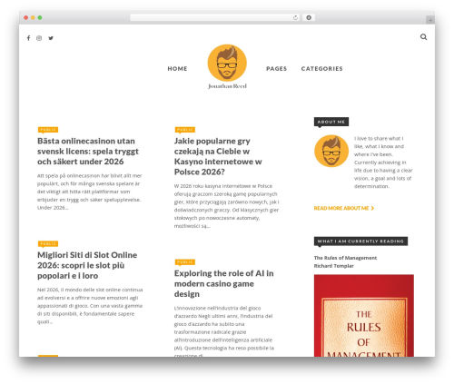 Theme WordPress Samui - jonathanreed.co.uk