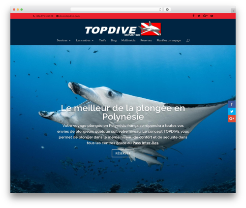 Dwd map extended WordPress plugin - topdive.fr