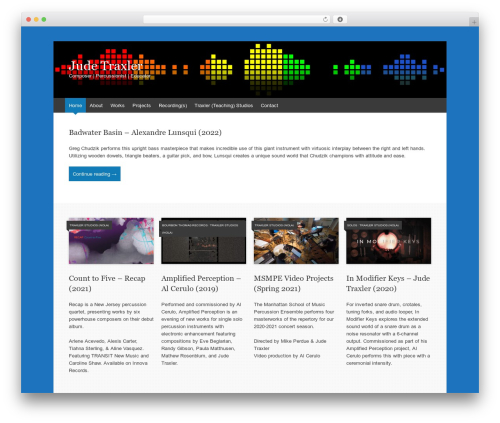 WordPress theme Expound - judetraxler.com