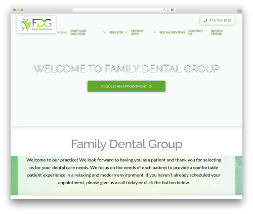 WordPress theme Pro - afamilydentalgroup.com