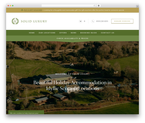 WordPress theme Solid Luxury - solidluxury.co.uk