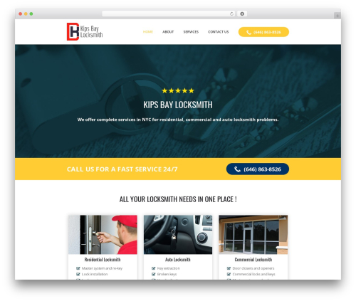 WordPress theme Standout Wordpress Theme. - kipsbaylocksmith.com