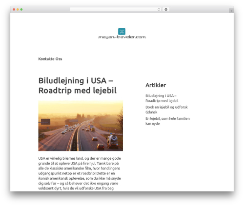 XSimply WordPress theme - mayan-traveler.com