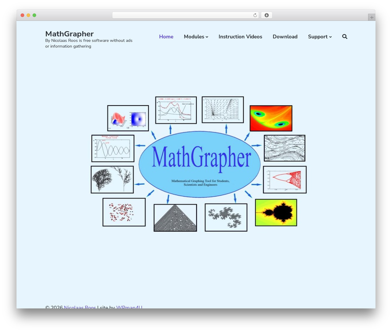 Atomic Blocks WP theme - mathgrapher.com