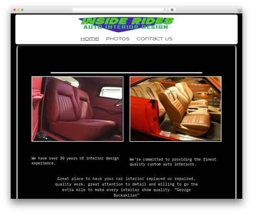 Big Patterns WordPress theme - insiderides.com