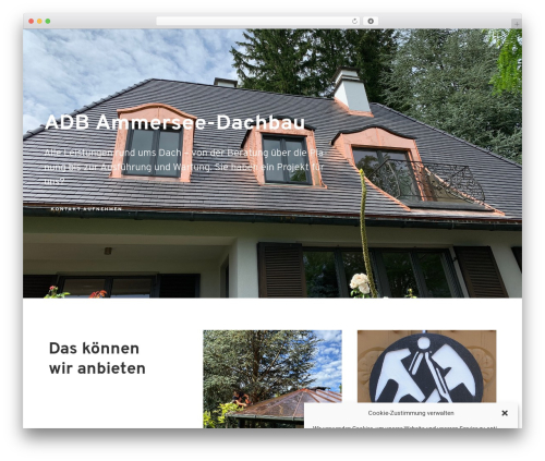 Constructor theme WordPress - ammersee-dachbau.info