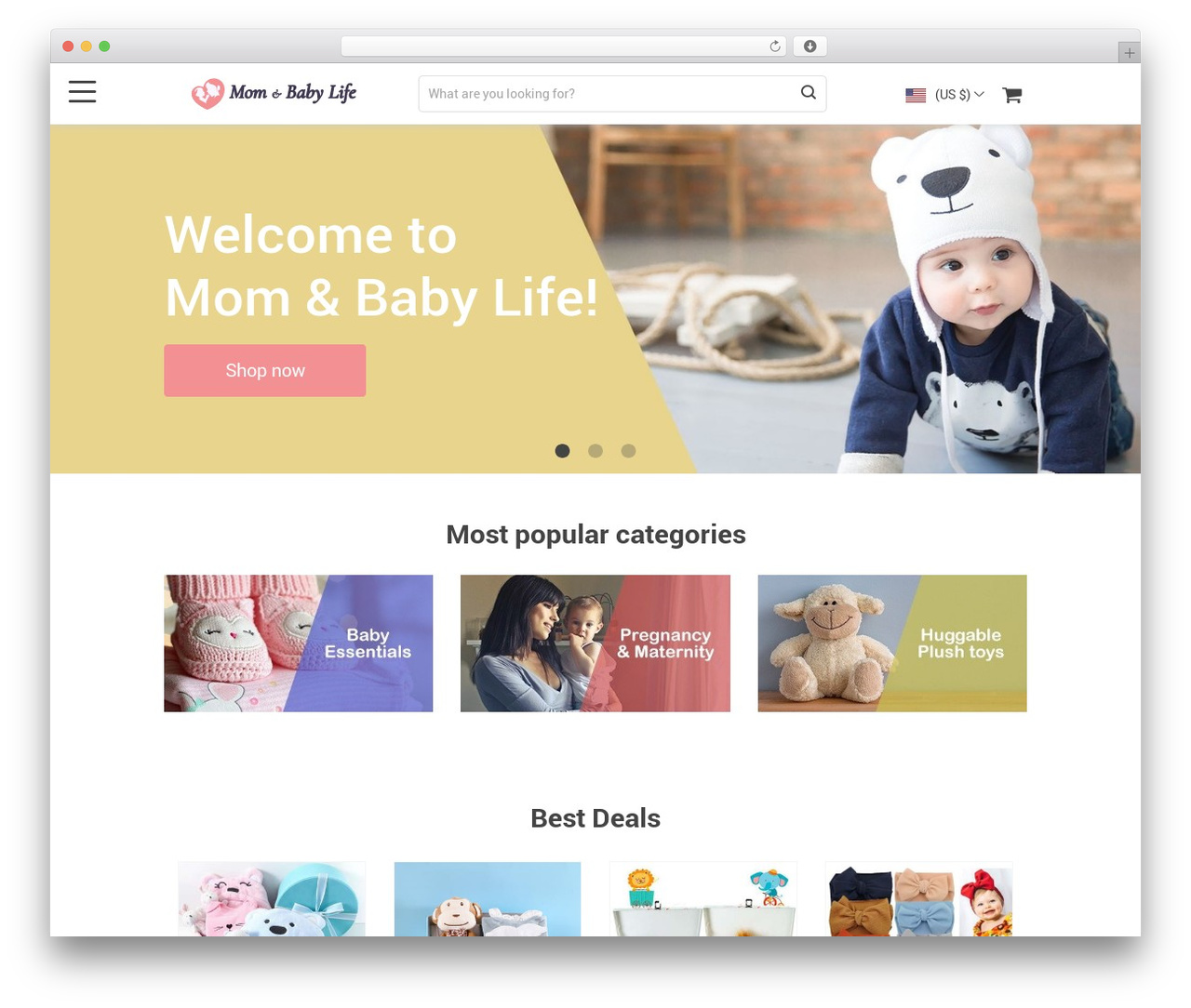 El Greco best WooCommerce theme - momnbabylife.com