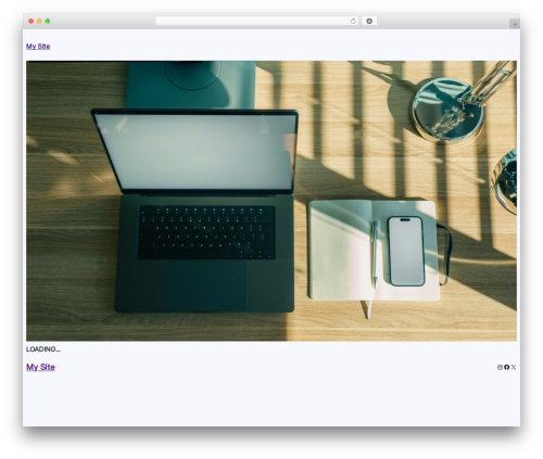 Extendable top WordPress theme - saraschmidt.ca